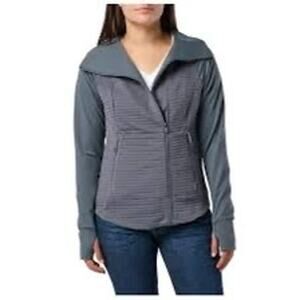 5.11 Tactical Crystal Hybrid Full Zip Lightweight Jacket Women's Size M Gray